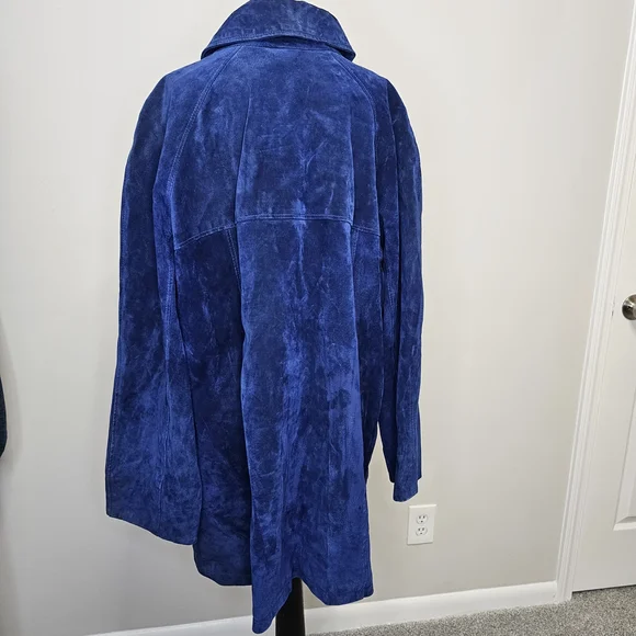 Dennis Basso Navy Blue Teddy Jacket - Picture 2 of 12